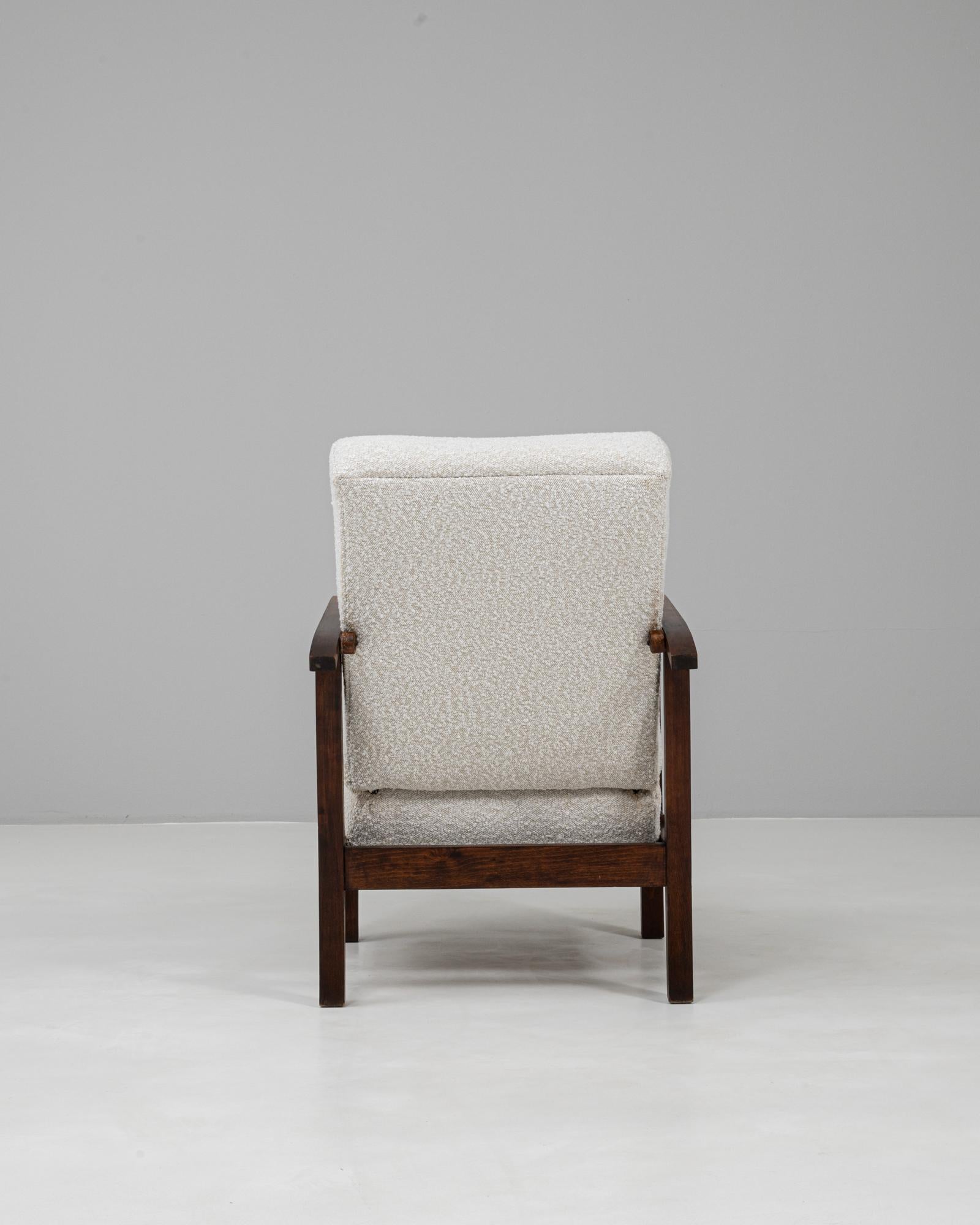 Tissu d'ameublement Fauteuil inclinable tchèque du 20e siècle en vente