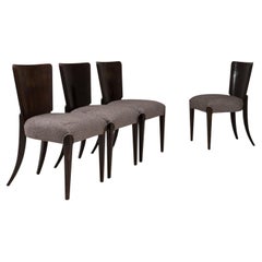 20th Century Czech Set Of Four Art Deco Chairs By J. Halabala