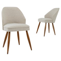 Paire de chaises d'appoint tchèques du 20e siècle