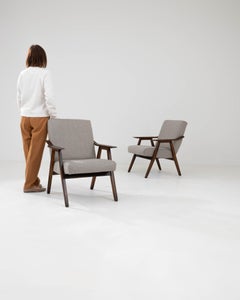 Poltrone imbottite ceche del XX secolo, una coppia