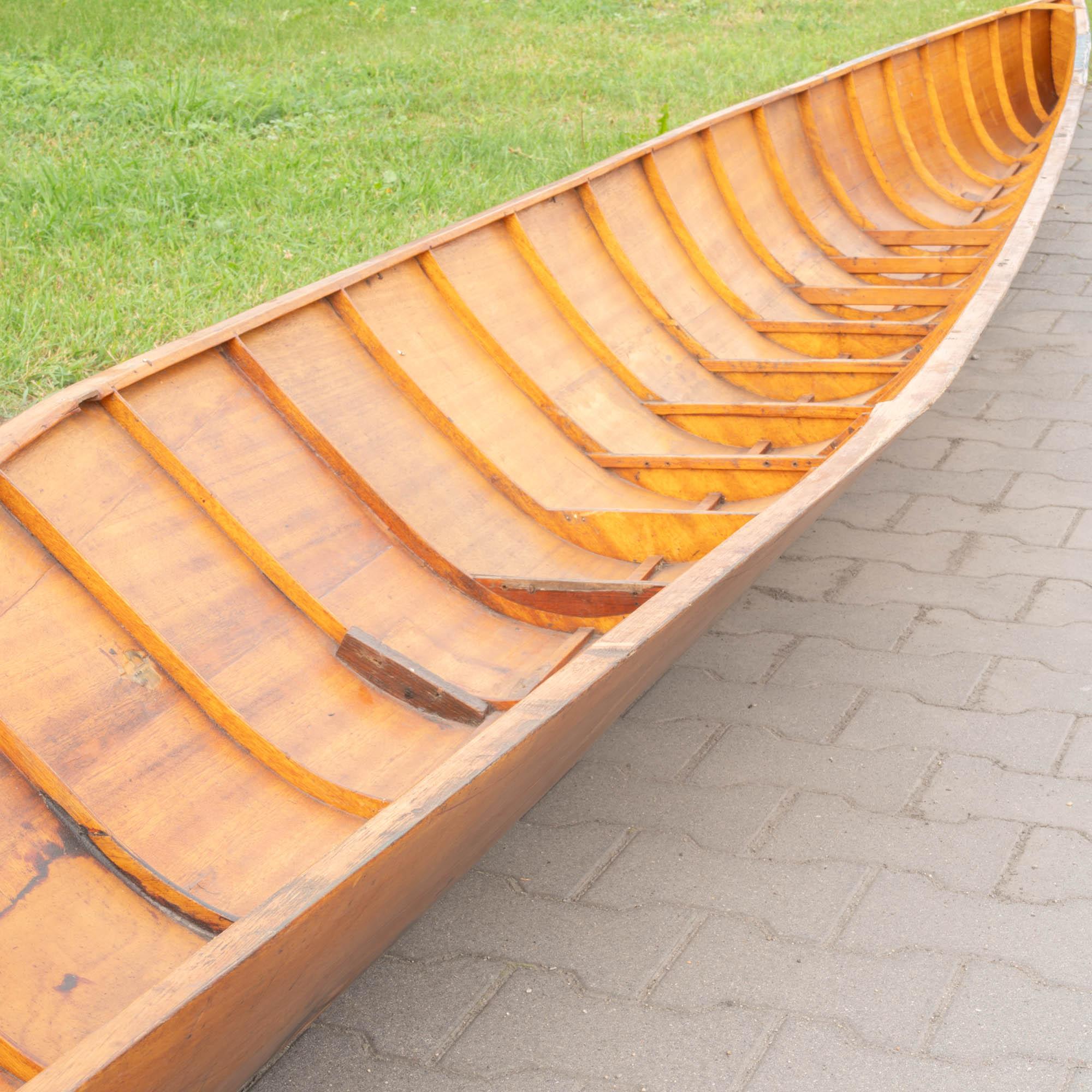 20th Century Czech Wooden Racing Kayak For Sale 7
