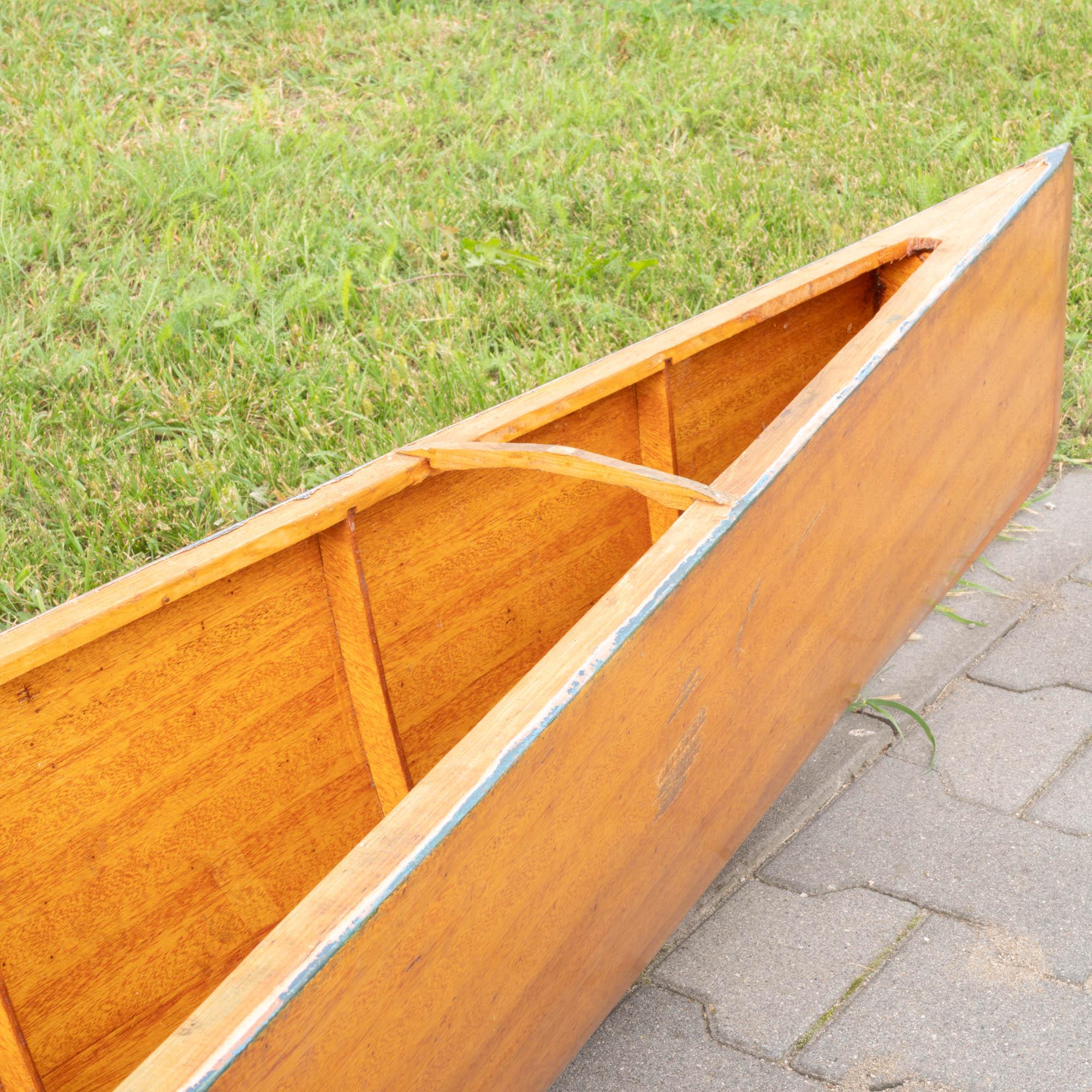 20th Century Czech Wooden Racing Kayak For Sale 5