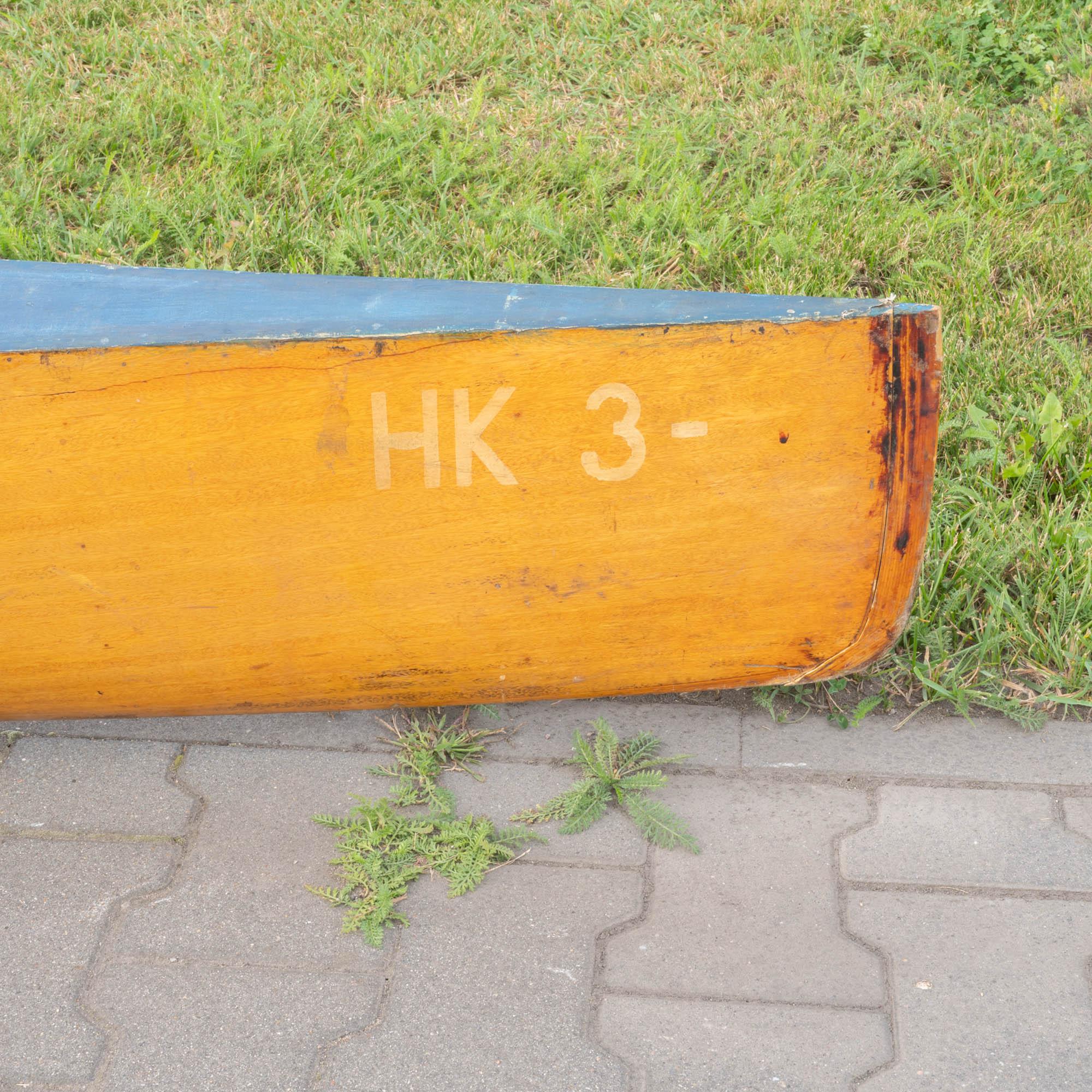 20th Century Czech Wooden Racing Kayak For Sale 6