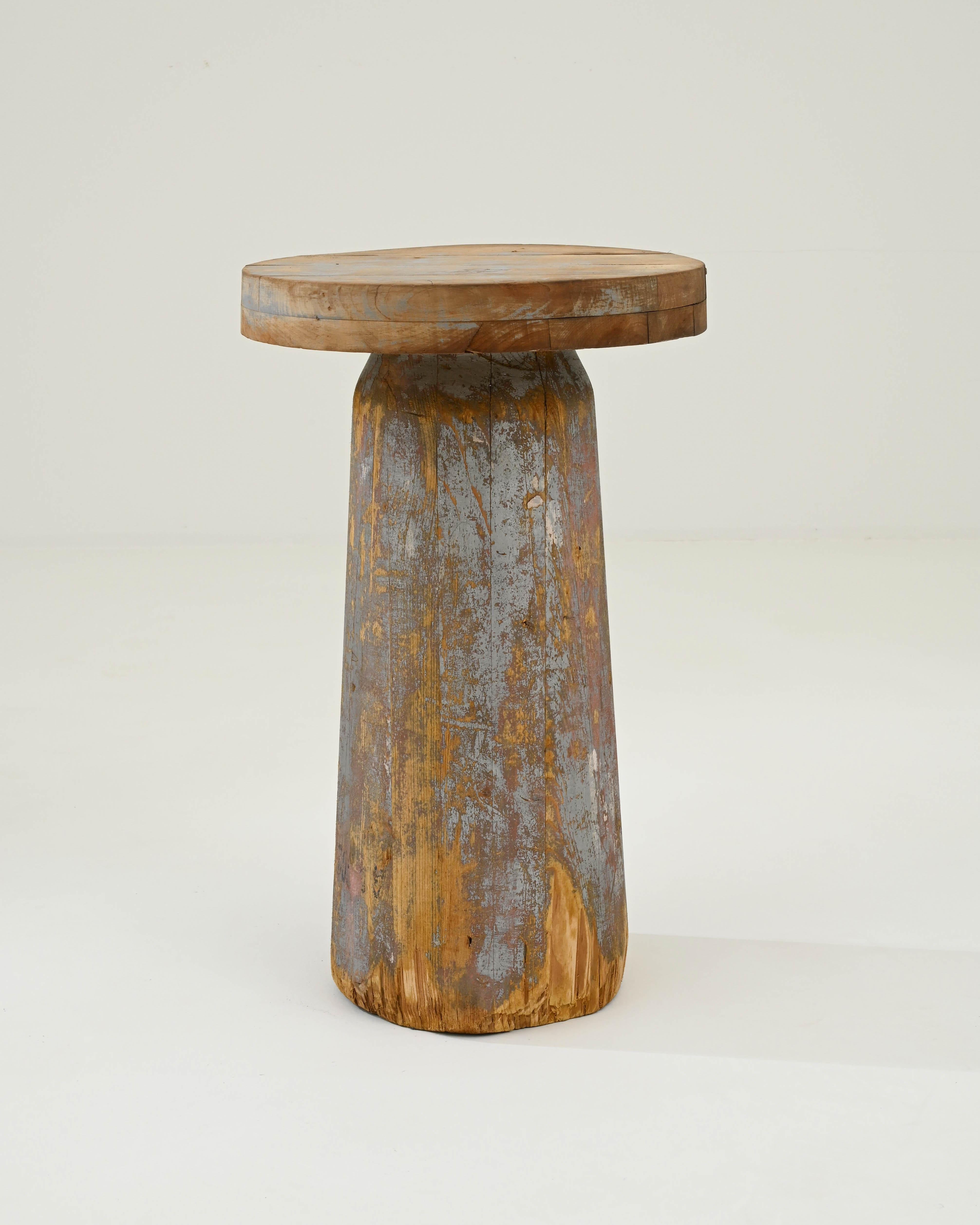20th Century Czech Wooden Stool For Sale 2