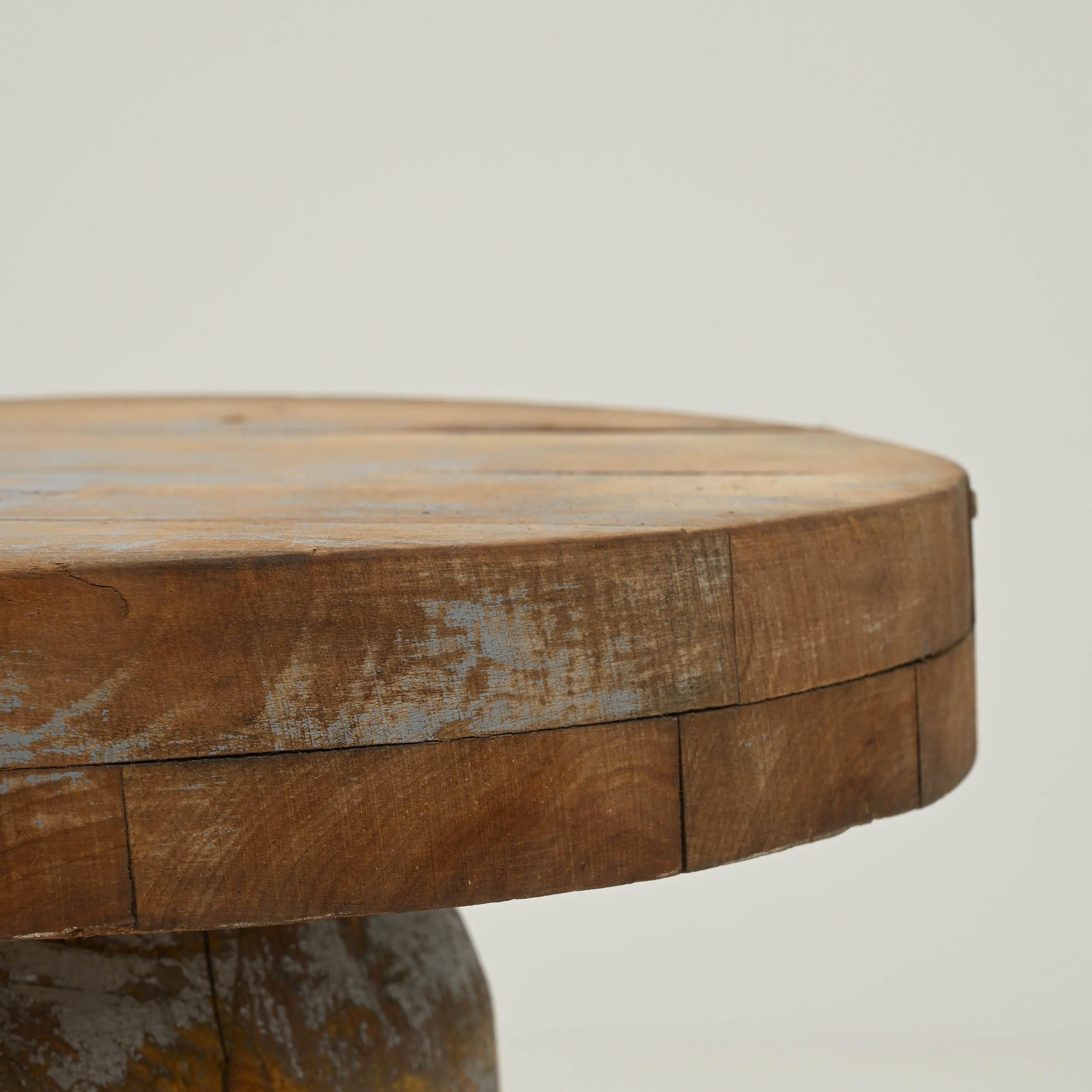 20th Century Czech Wooden Stool For Sale 5