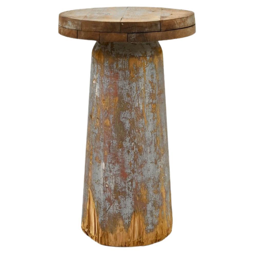 20th Century Czech Wooden Stool For Sale