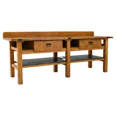 20th Century Czech Wooden Work Table 