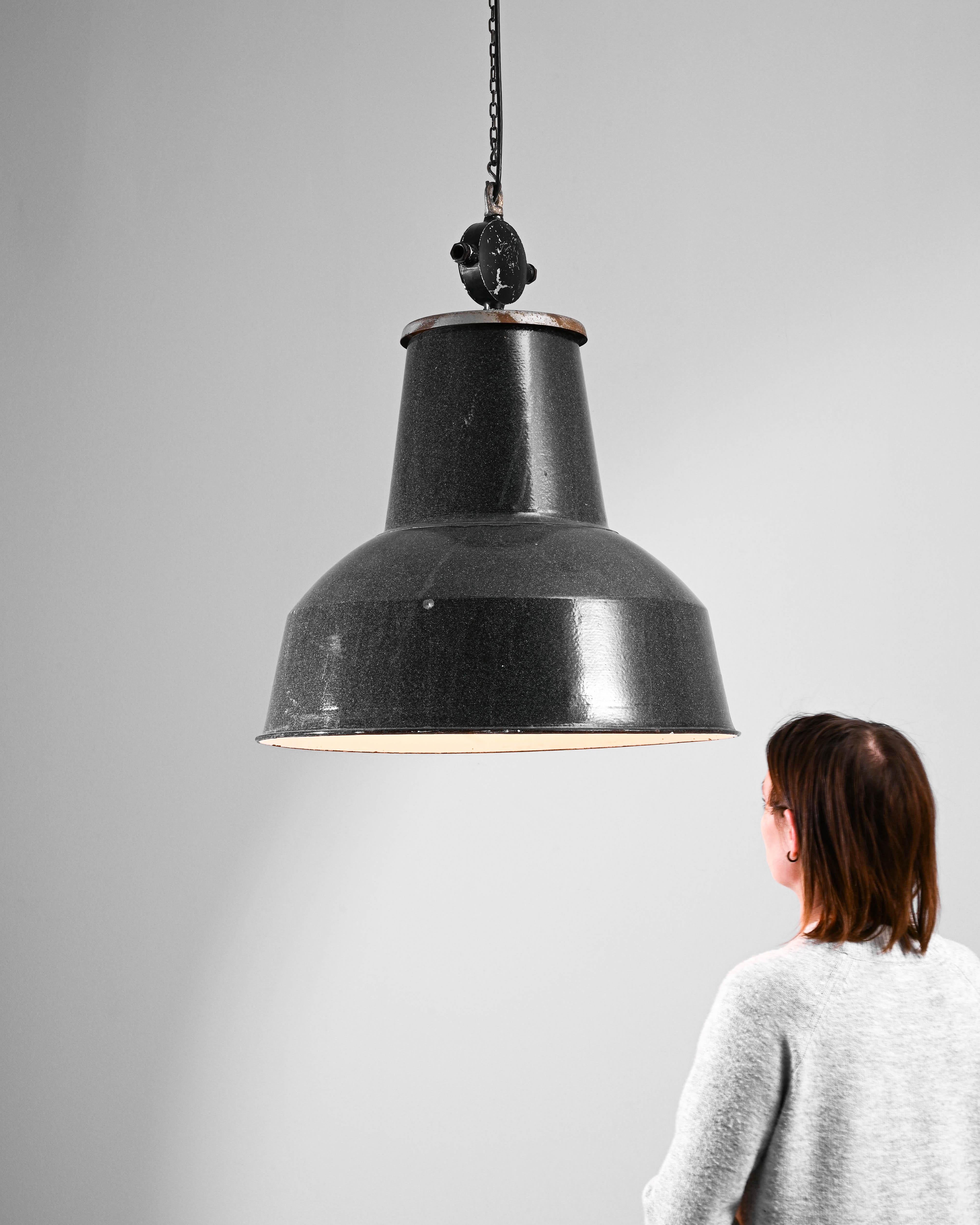 20th Century Czechia Industrial Pendant Lamp For Sale 1