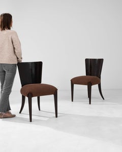 Paire de chaises tapissées du 20e siècle en Tchéquie par J. Halabala