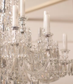 Lampadario a ventiquattro bracci cecoslovacco del XX secolo