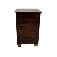 20th Century Danish Art Deco Oakwood Semainiere - Small Scandinavian Cabinet