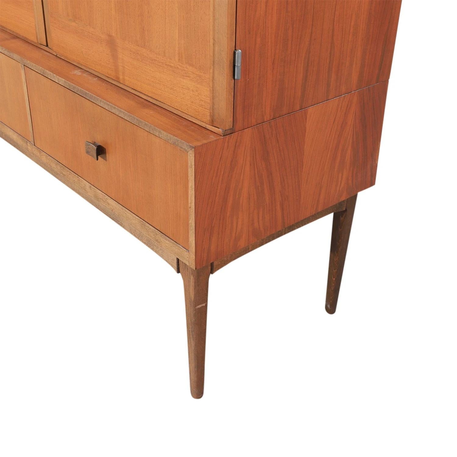 Metal 20th Century Danish Beech Dining Room Cabinet - Vintage Scandinavian Buffet For Sale