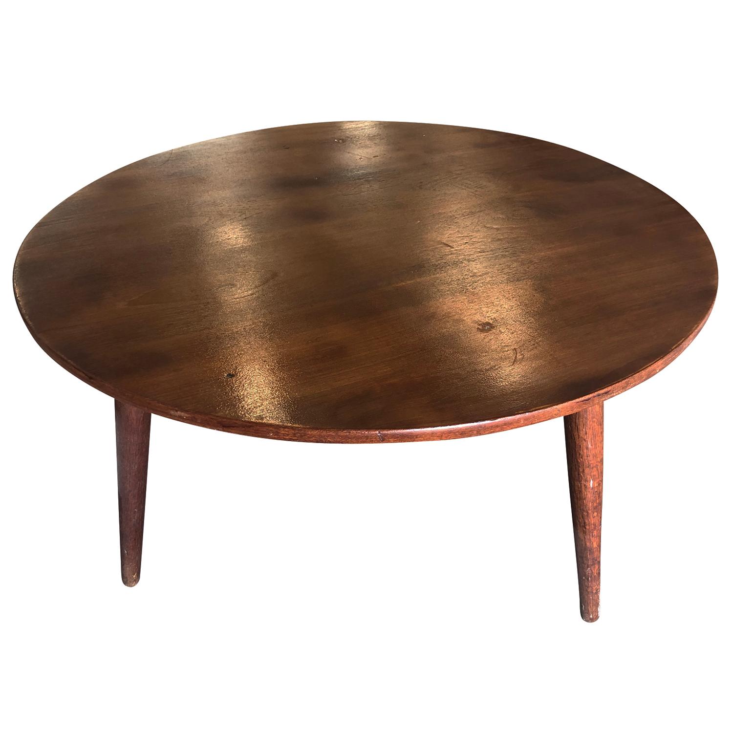 Hand-Carved 20th Century, Danish Andreas Tuck Teakwood Coffee Table by Hans J. Wegner For Sale