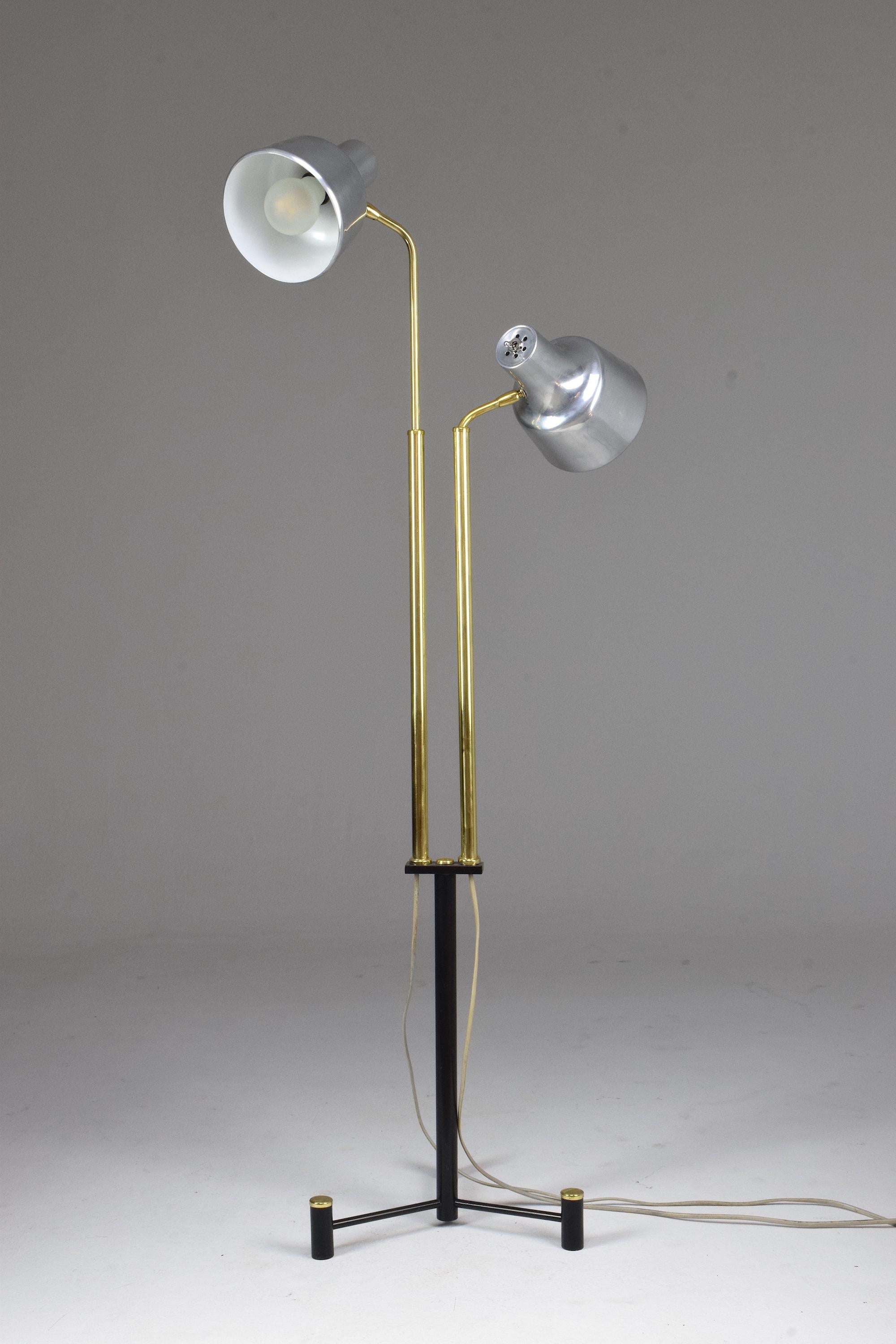 20th Century Danish Double Floor Lamp by Fog & Morup, 1960s 5