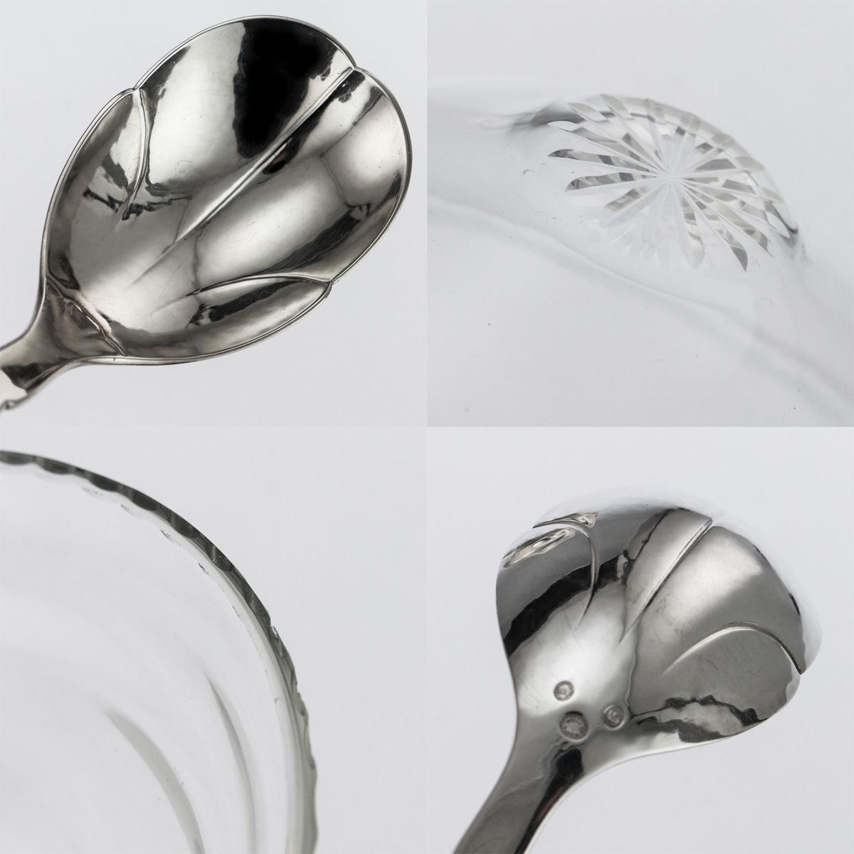 20th Century Danish Georg Jensen Silver Berry Bowls and Spoons, circa 1920 5