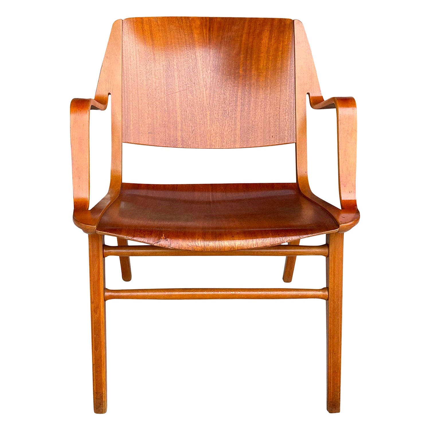 20th Century Danish Hansen Side Armchair by Peter Hvidt & Orla Mølgaard Nielsen