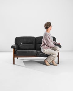 20th Century Danish Leather Sofa