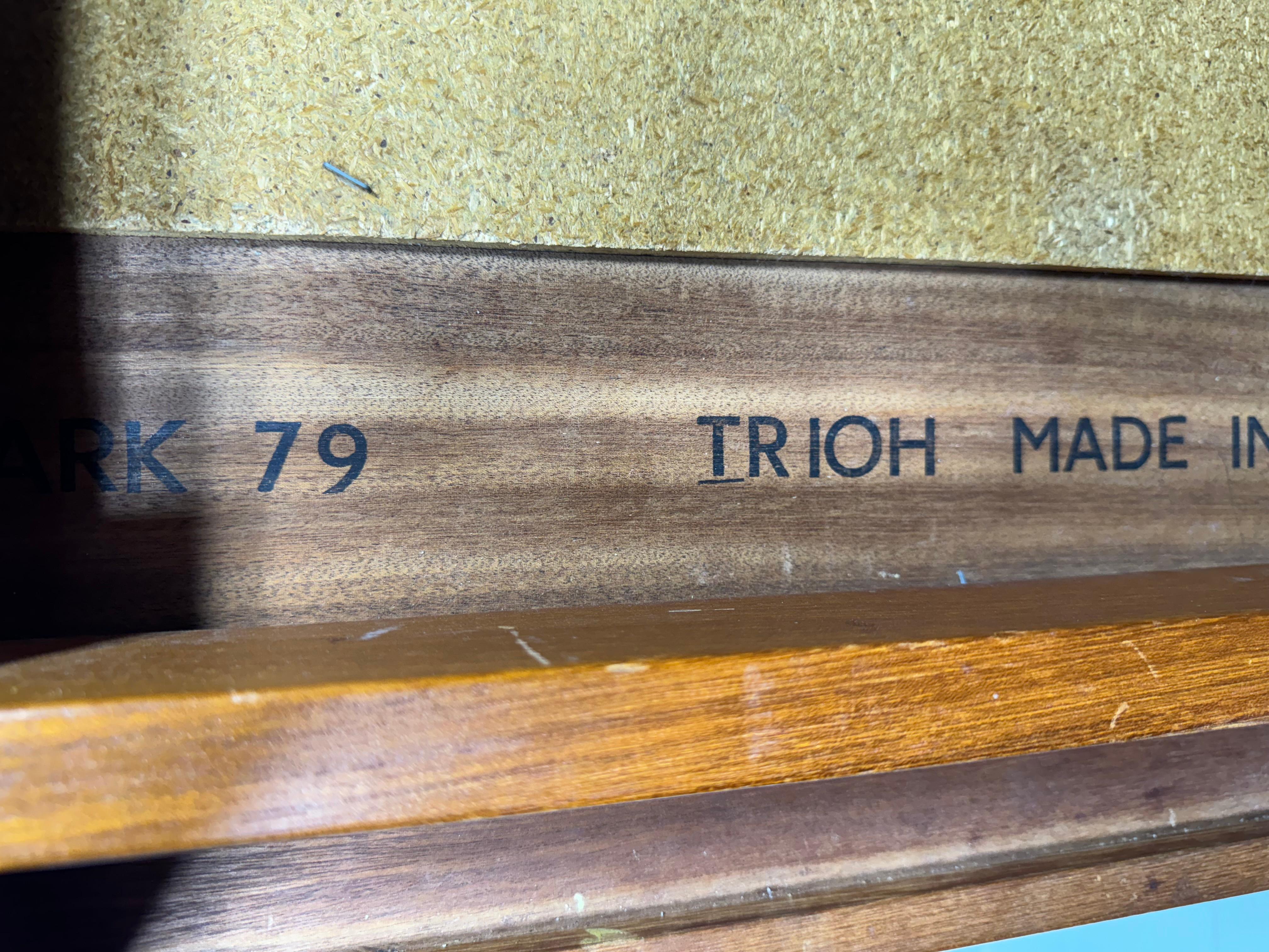 20. Jahrhundert Dänischer Ox Art Kachel & Teak Couchtisch by Trioh im Angebot 2