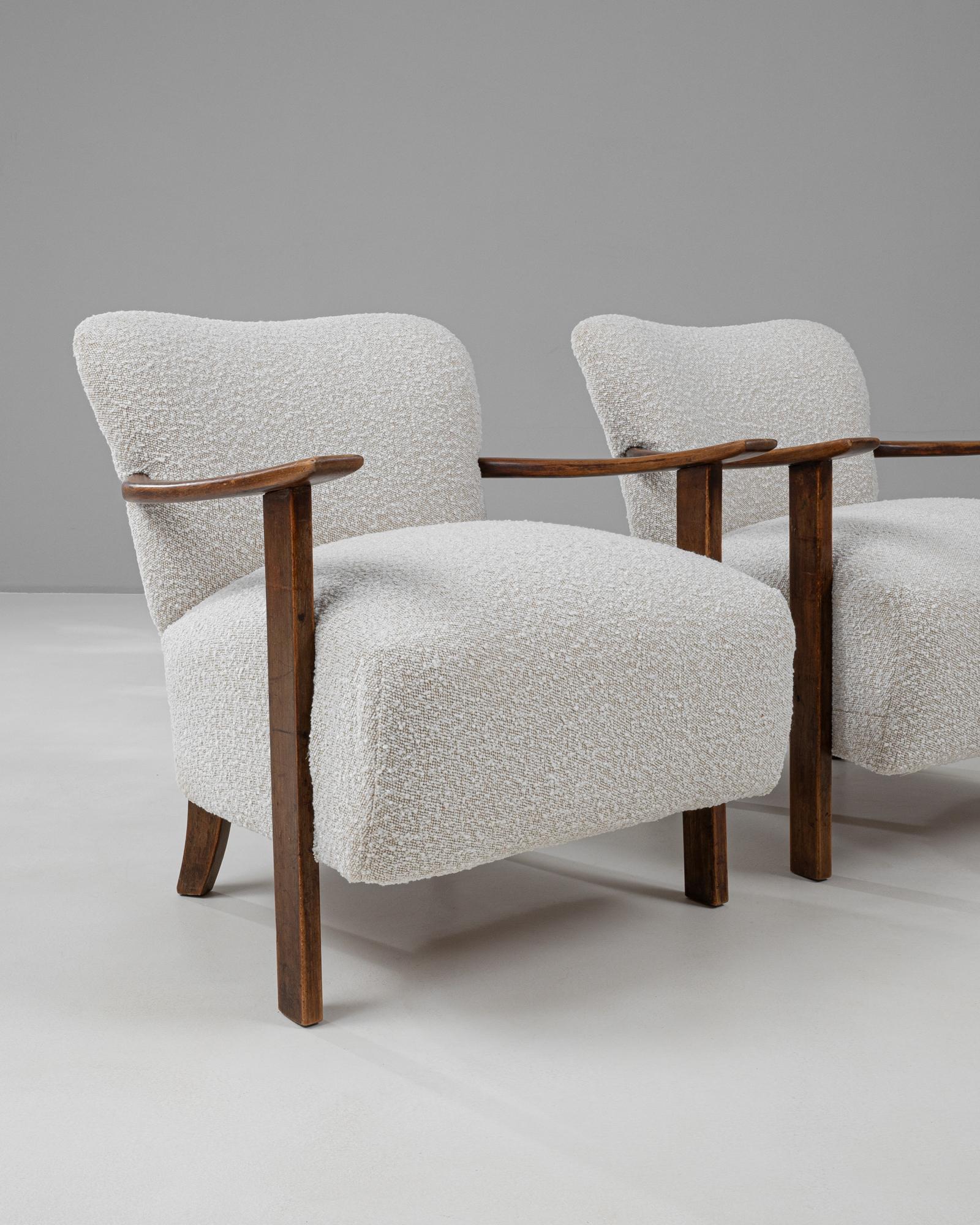 Paire de fauteuils rembourrés danois du 20e siècle en vente 2