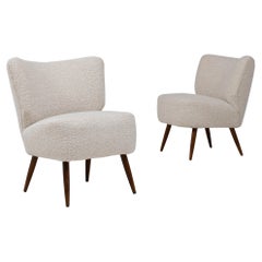 20th Century Danish Pair Of Upholstered Chairs