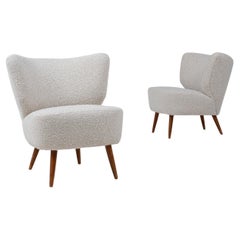 20th Century Danish Pair Of Upholstered Chairs