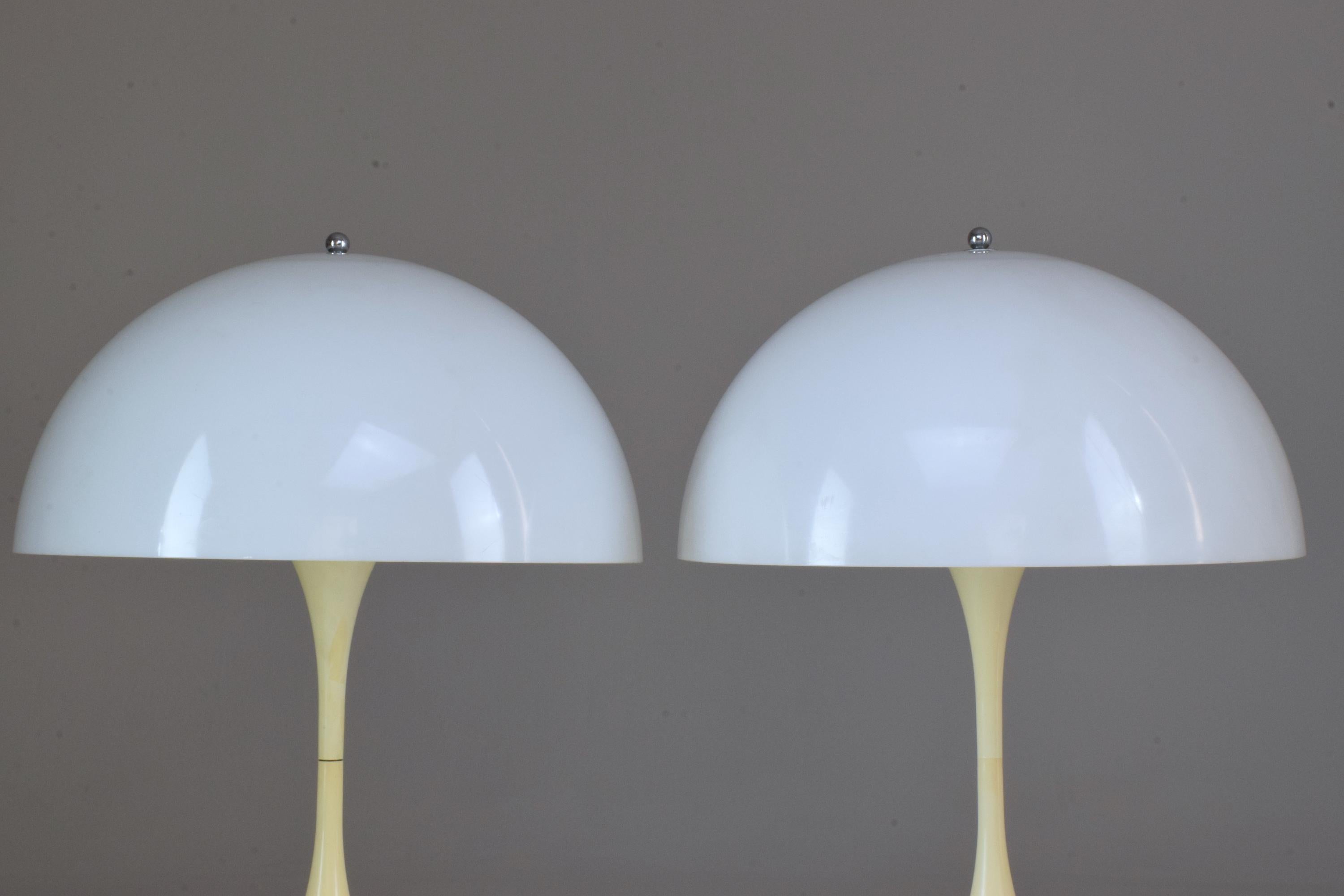 Space Age 20th Century Danish Table Lamps by Verner Panton for Louis Poulsen, 1970s