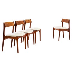 20th Century Danish Teak Dining Chairs, Set of Four