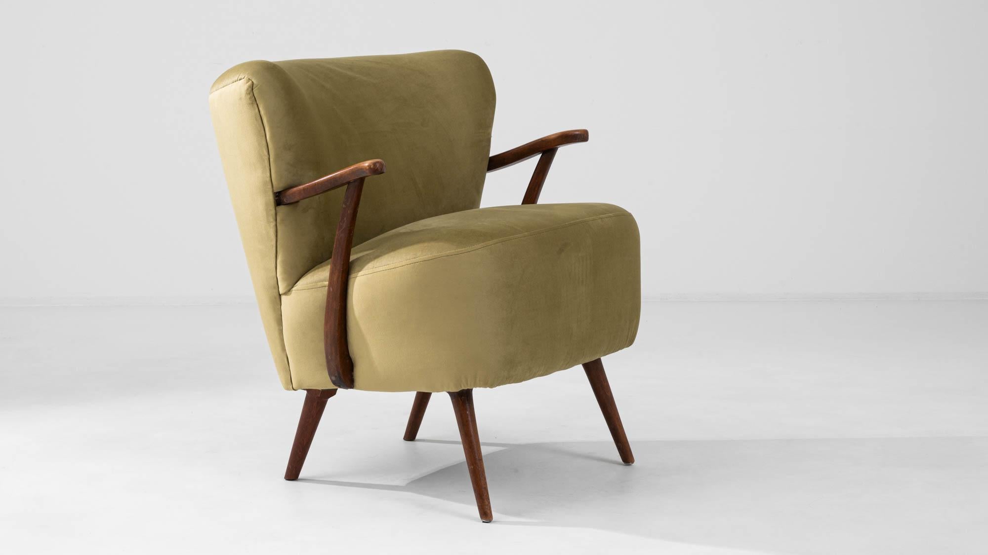 20th Century Danish Upholstered Armchair For Sale 6