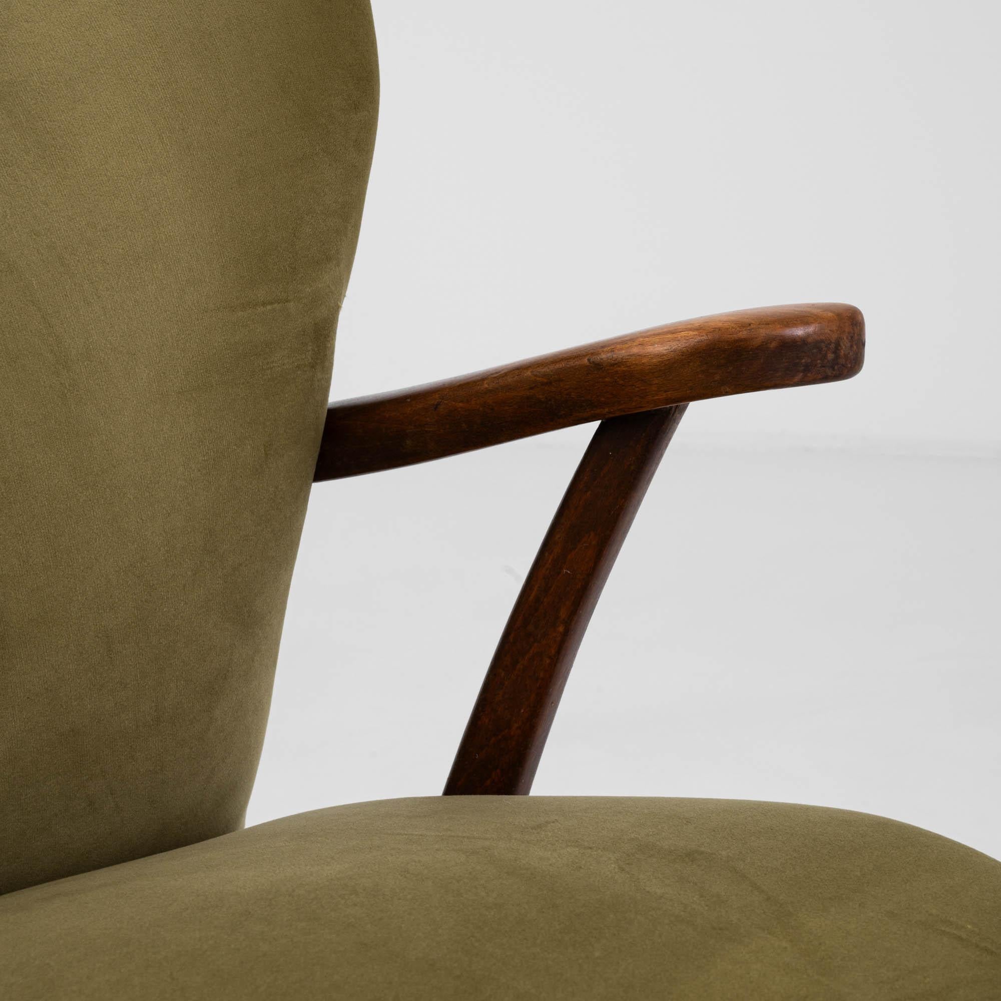 20th Century Danish Upholstered Armchair For Sale 8
