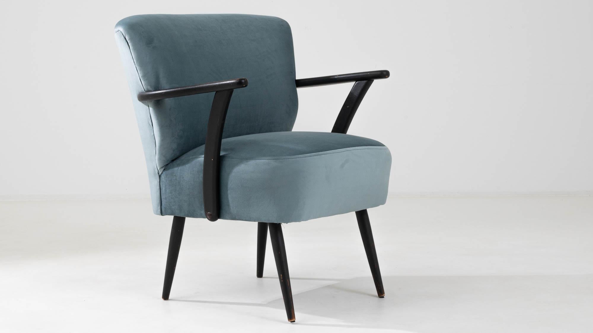 20th Century Danish Upholstered Armchair For Sale 5