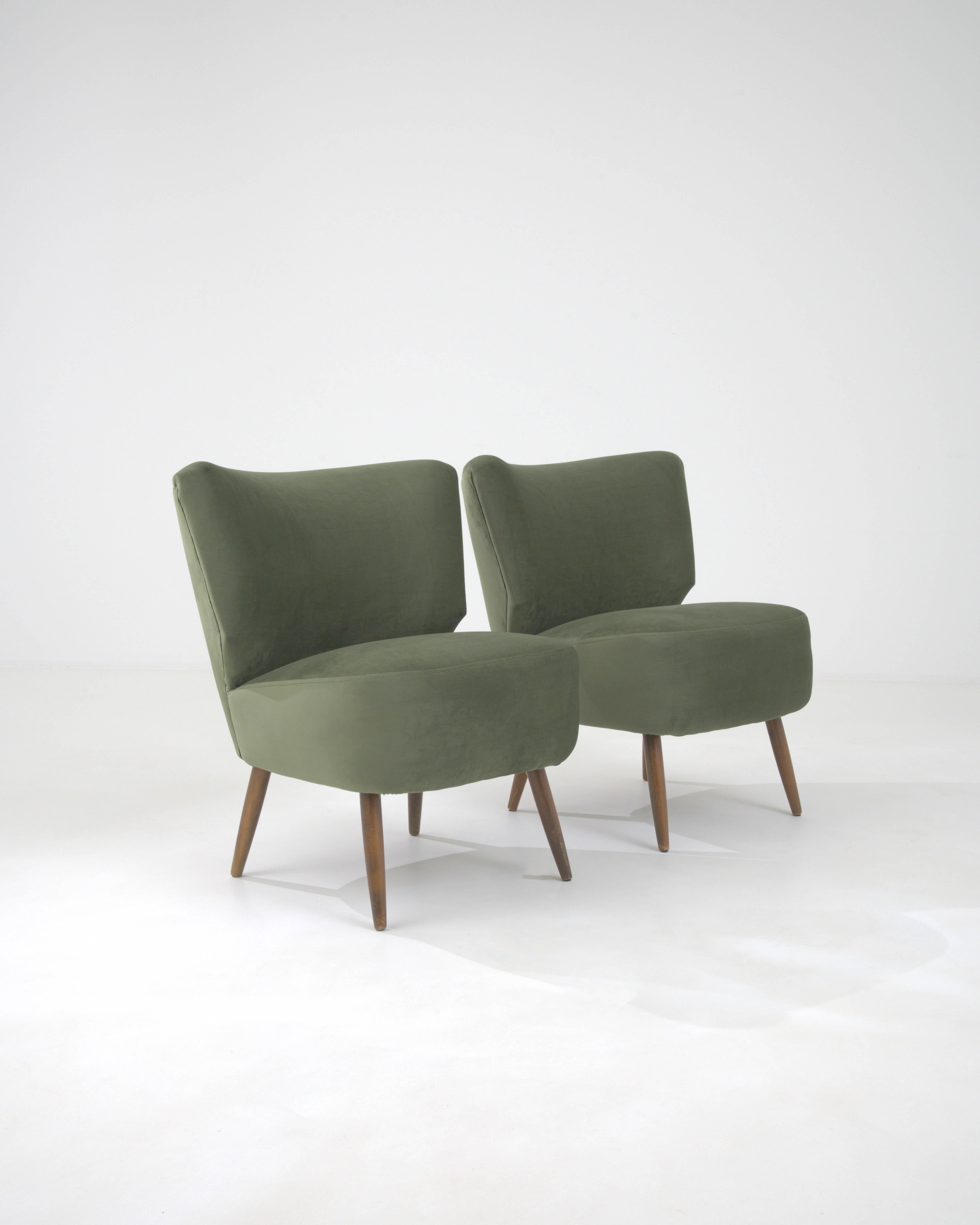 20th Century Danish Upholstered Armchairs, a Pair 5