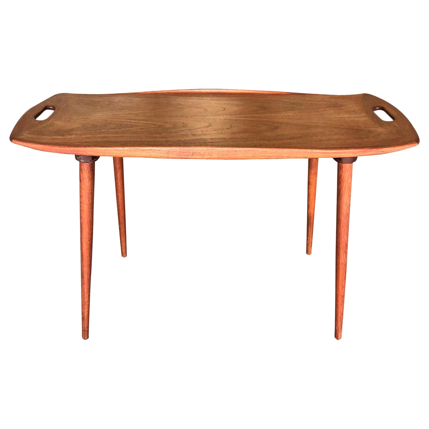 Table d'appoint en teck vintage danoise du 20e siècle par Jens Harald Quistgaard