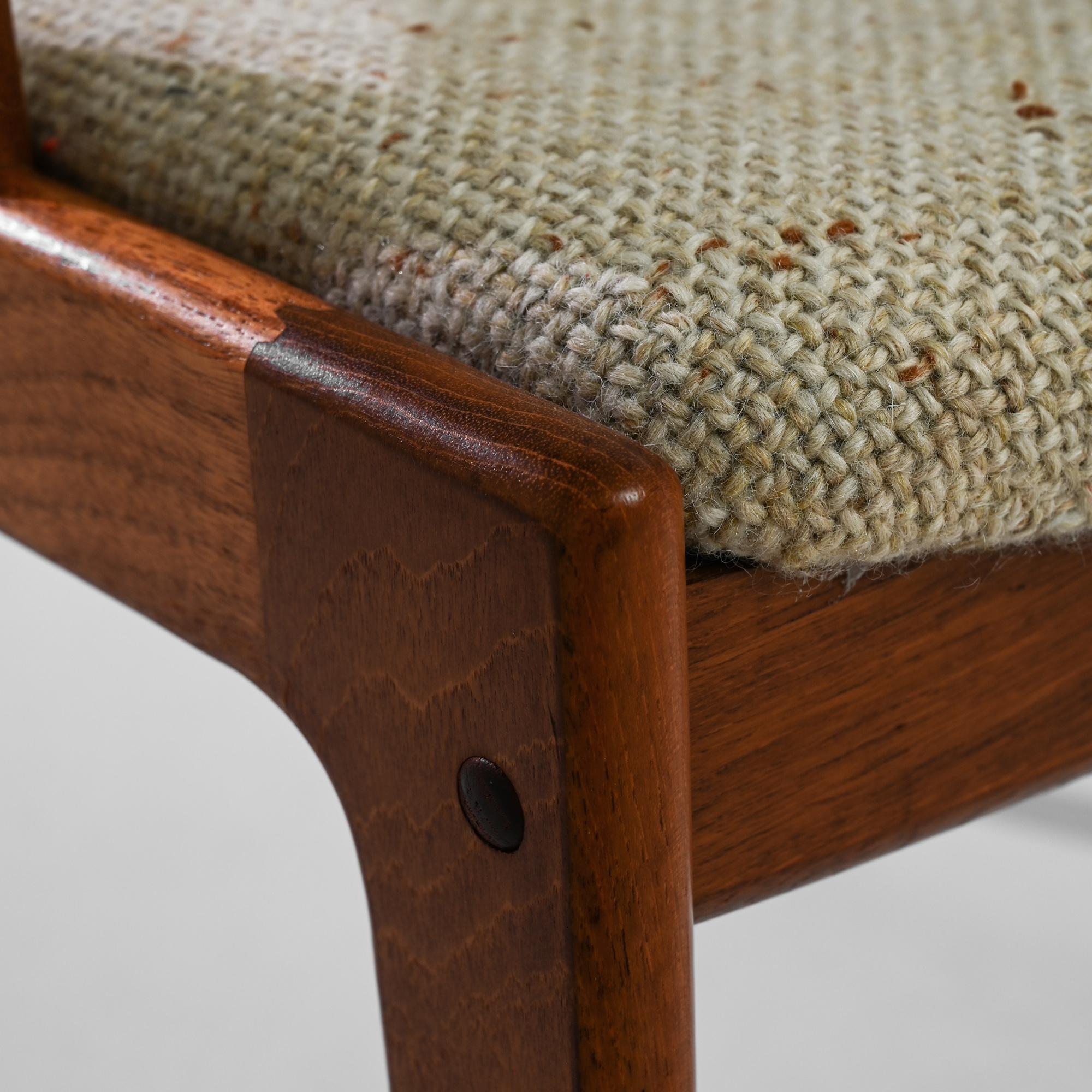 20th Century Danish Wooden Armchairs, a Pair For Sale 4