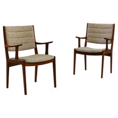 20th Century Danish Wooden Armchairs, a Pair