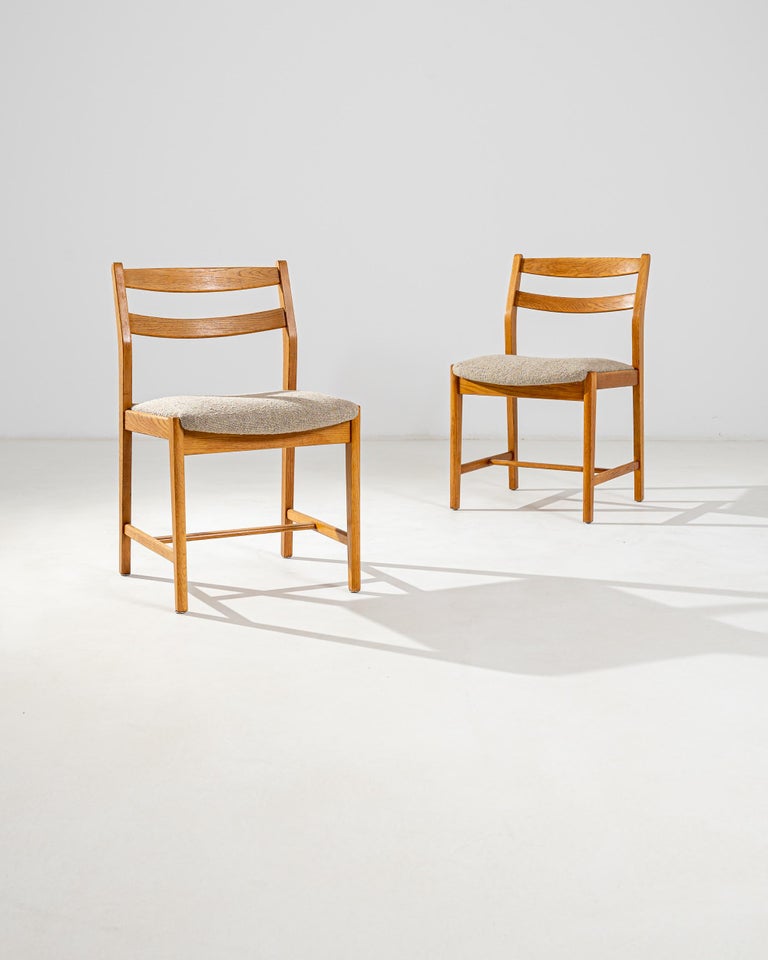 20th Century Danish Wooden Chairs, Pair For Sale at 1stDibs