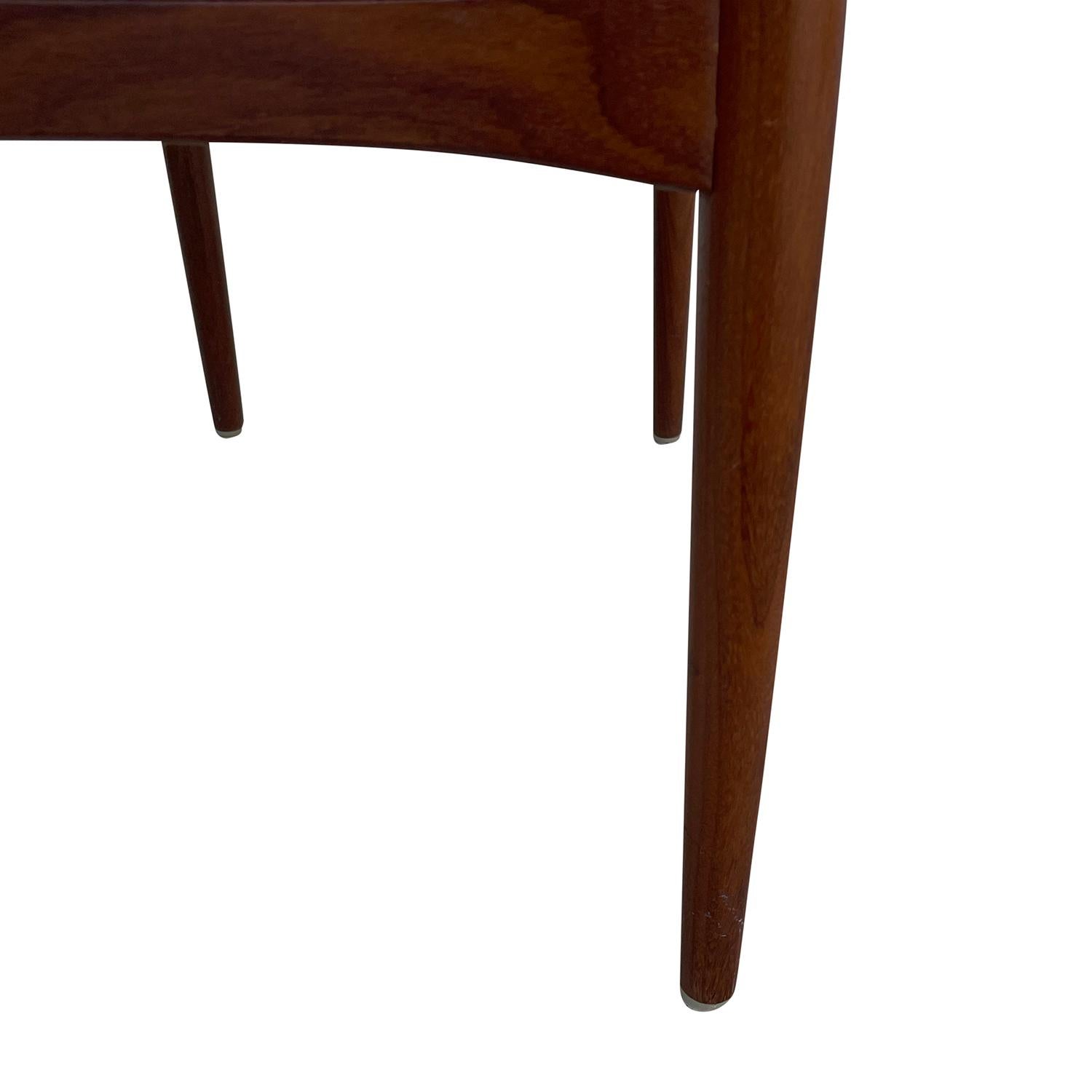 20th Century Danish Vintage Sofa Table - Scandinavian Teakwood Side Table For Sale 4