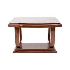 Vintage Art Deco Console Table, Handcrafted Mahogany, Circa 1910-1920