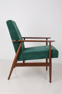 Sillón Dante Verde Oscuro Mediados de Siglo, H. H., Europa, 1960