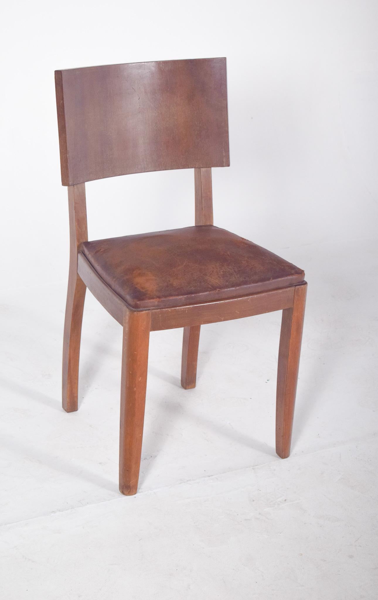 Art Deco 20th Century Deco-Style Dining Chair For Sale