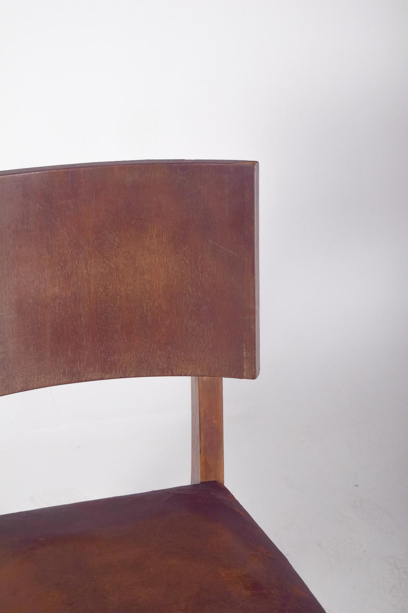 Portuguese 20th Century Deco-Style Dining Chair For Sale