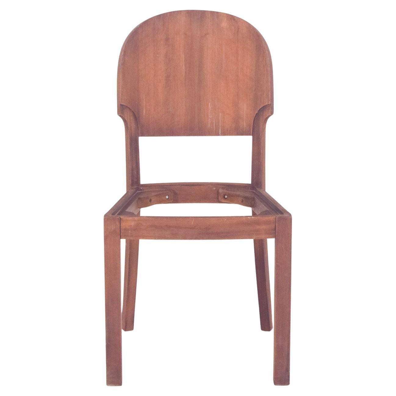 20th Century Deco-Style Round-Back Dining Chair