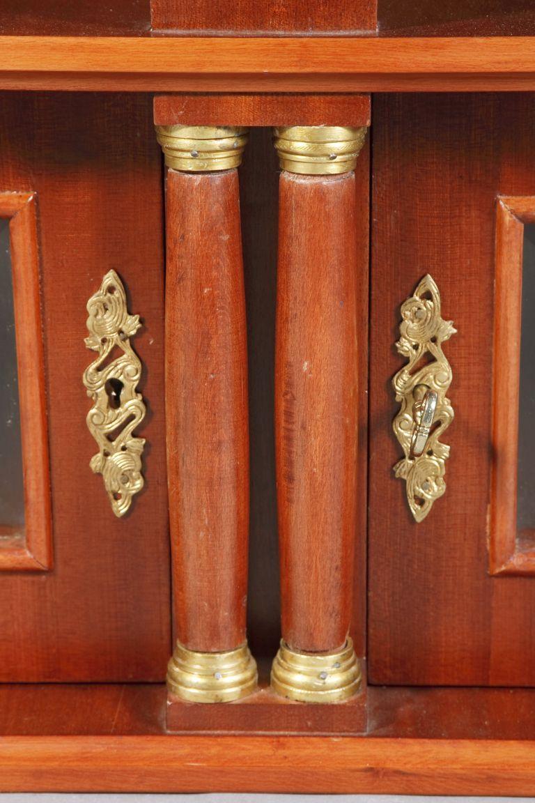 20th Century Decorative Cabinet in Empire Style Mahogany For Sale 2