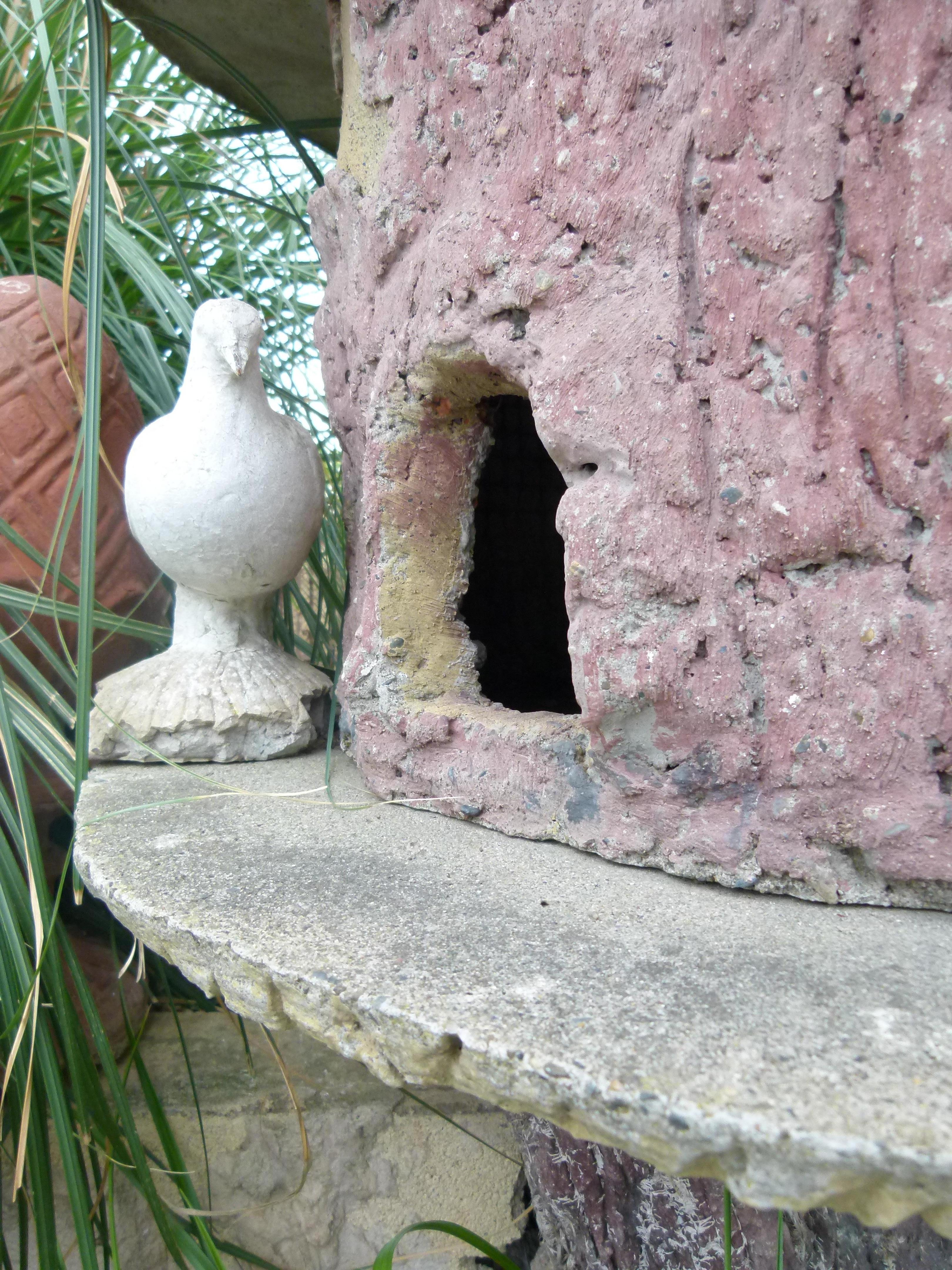 20th Century Decorative Cement Pigeon House, France 4