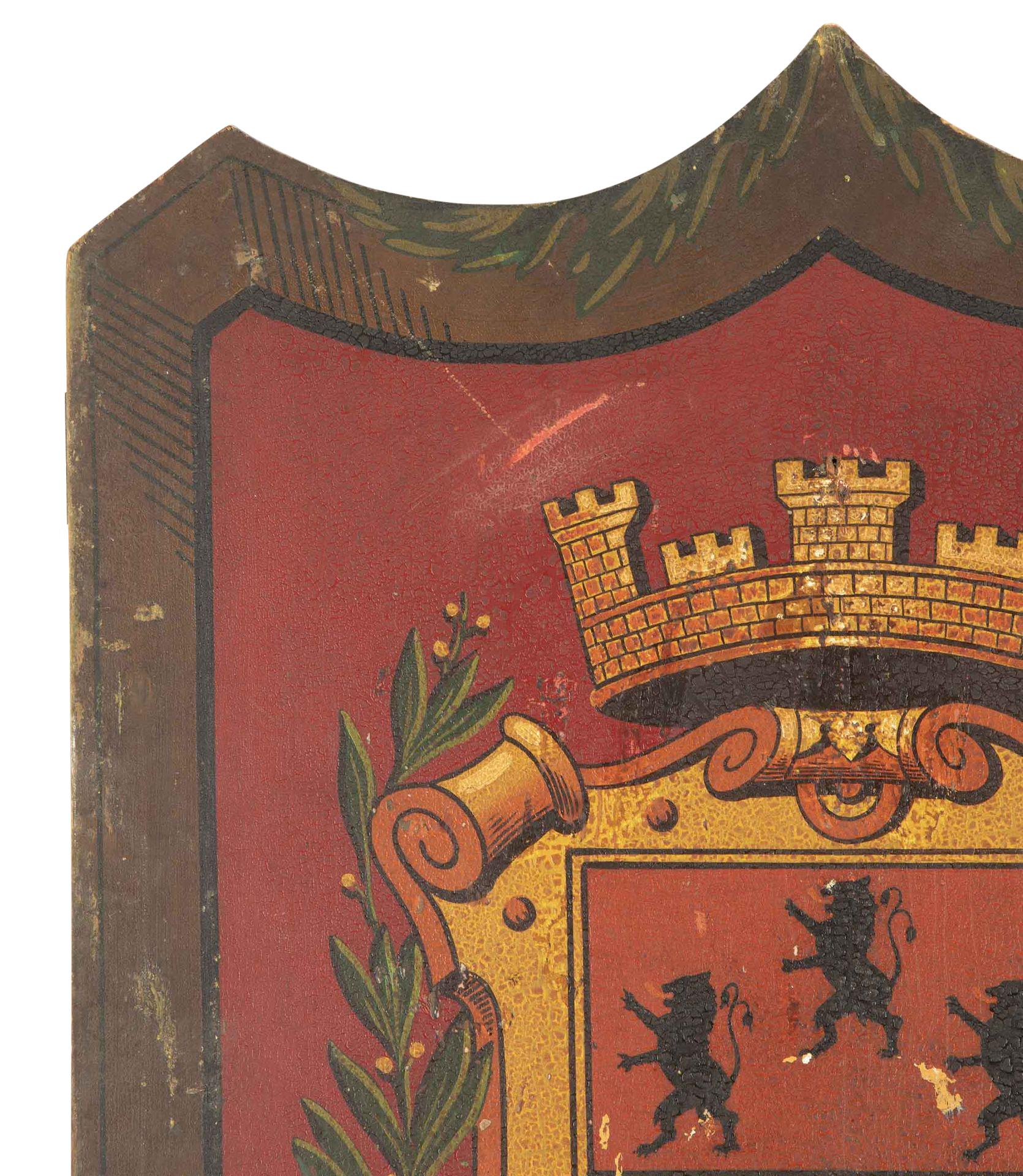 Armoriaux décoratifs du 20e siècle, peints à la main, représentant des régions de Belgique.
Circa 1920.
Trois sont disponibles, au prix unitaire.