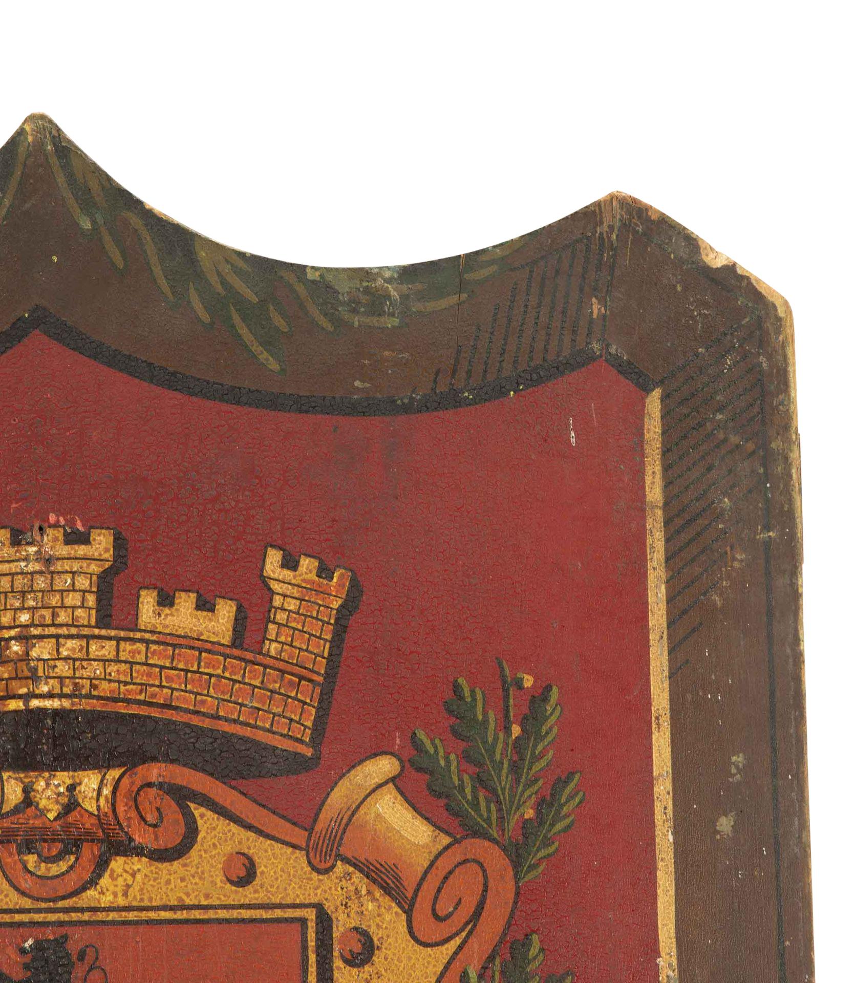 Belge Armorial décoratif peint à la main du 20ème siècle en vente