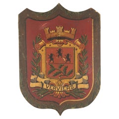 Armorial decorativo del siglo XX pintado a mano