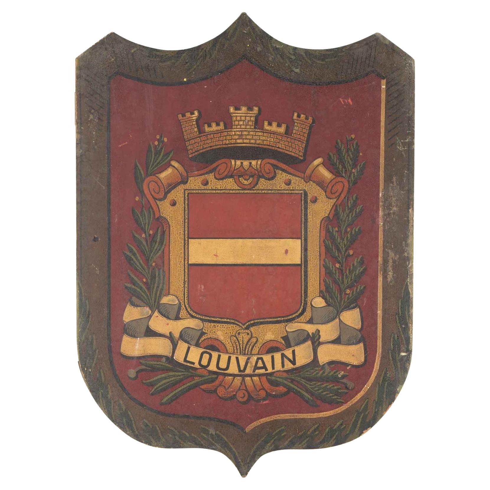 Armorial decorativo del siglo XX pintado a mano