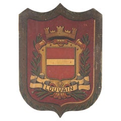 Armorial decorativo del siglo XX pintado a mano