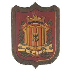Armorial decorativo del siglo XX pintado a mano