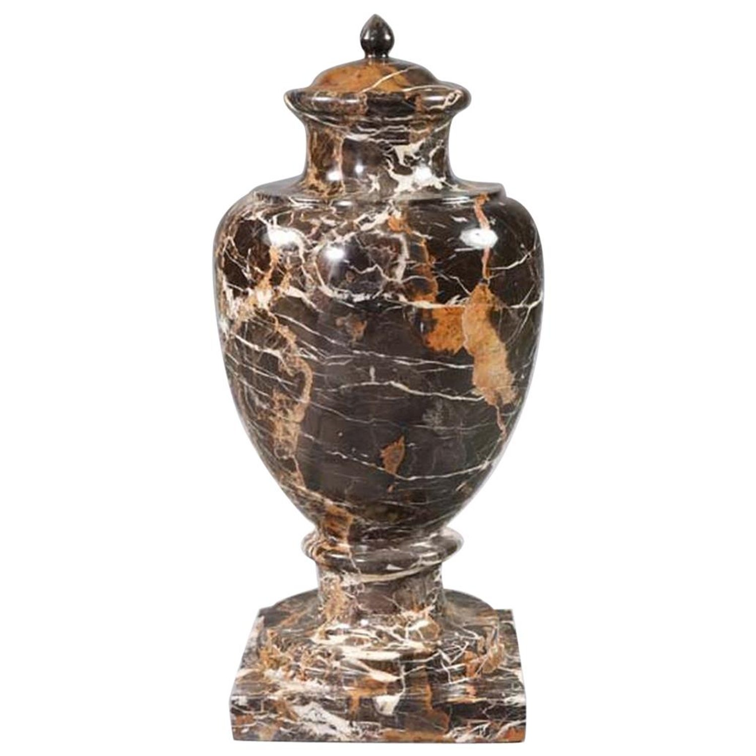 20th Century Decorative Lid Vase In The Style Of Classicism For